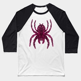 Cross Hatching Tarantula V17 Baseball T-Shirt